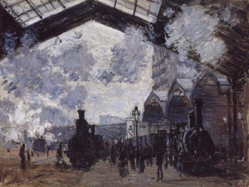Claude Monet The Gare St Lazare Spain oil painting art